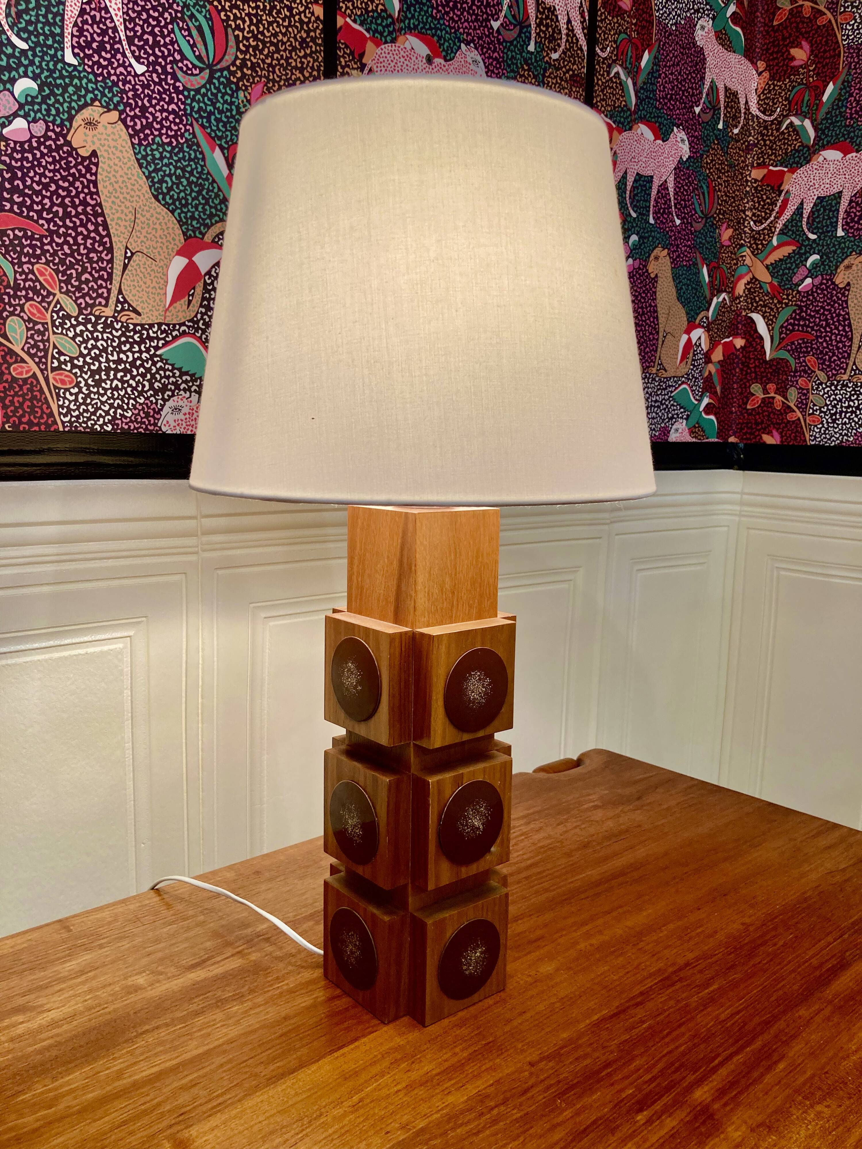 Grande lampe 1950 "design scandinave".