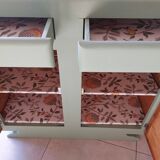 buffet bois massif, pieds compas