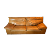 Canapé cuir Cognac Roche Bobois