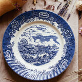 2 English plates Barratts