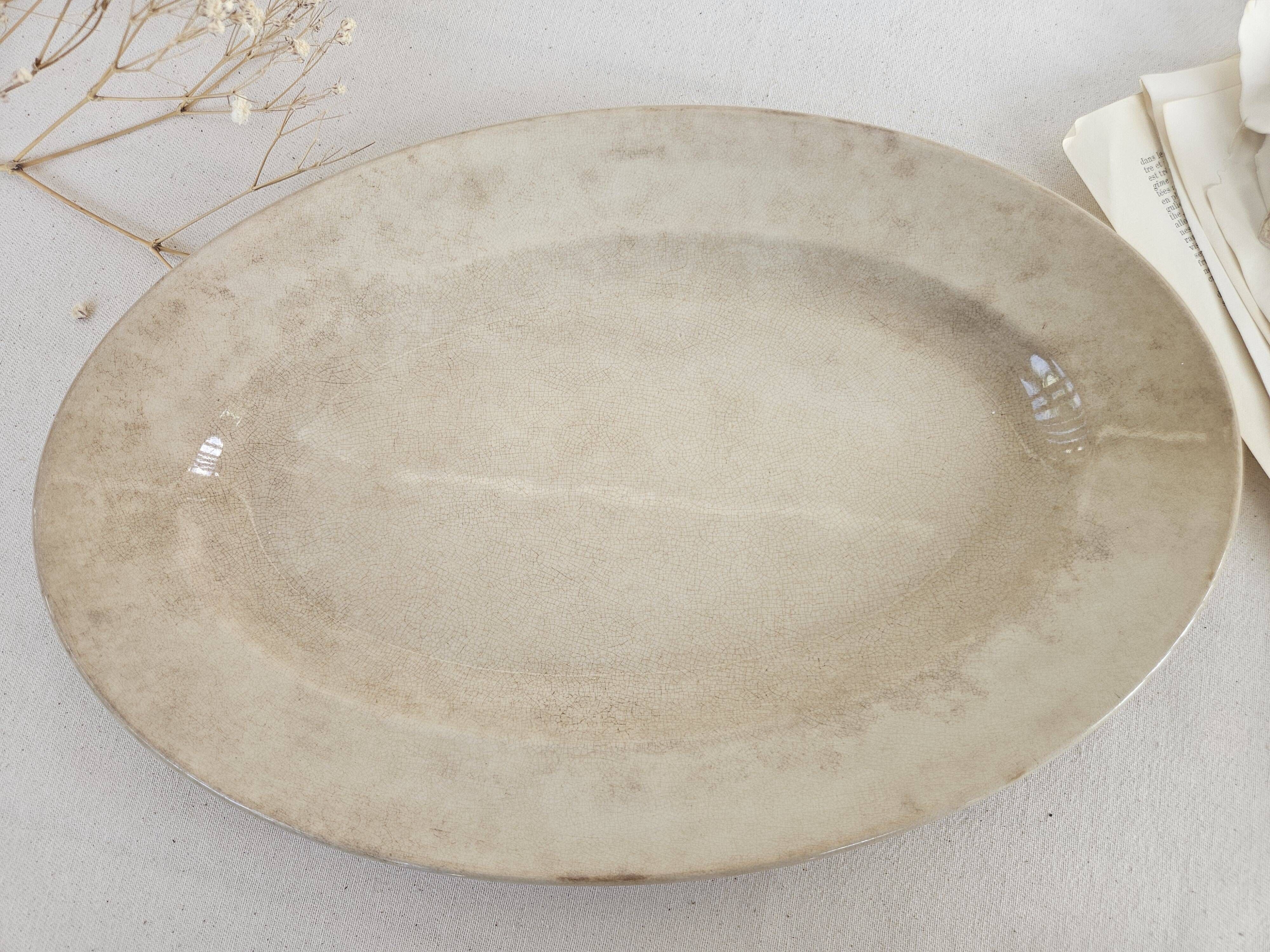 Old oval dish Pexonne FF – Ironstone