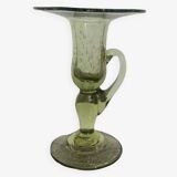 Bougeoir en verre biot