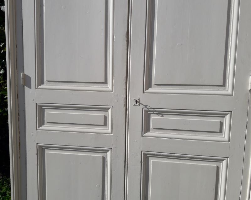 Boiserie haussmannienne placard 4 portes 3,12x1,43m XIX°