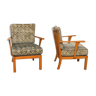Paire de fauteuils à barreaux 1960