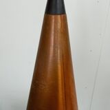 Decorative danish midcentury ceiling lamp in copper