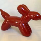 Red ceramic dog