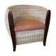 Rattan armchair modern design