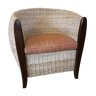 Rattan armchair modern design