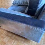 Two 3-seater sofas