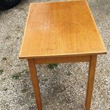 Seventies solid beech table