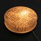 Round glass laminated ceiling light 1960