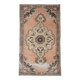 5x8 Vintge Peach & Brown Persian Vintage Rug, 140x247Cm