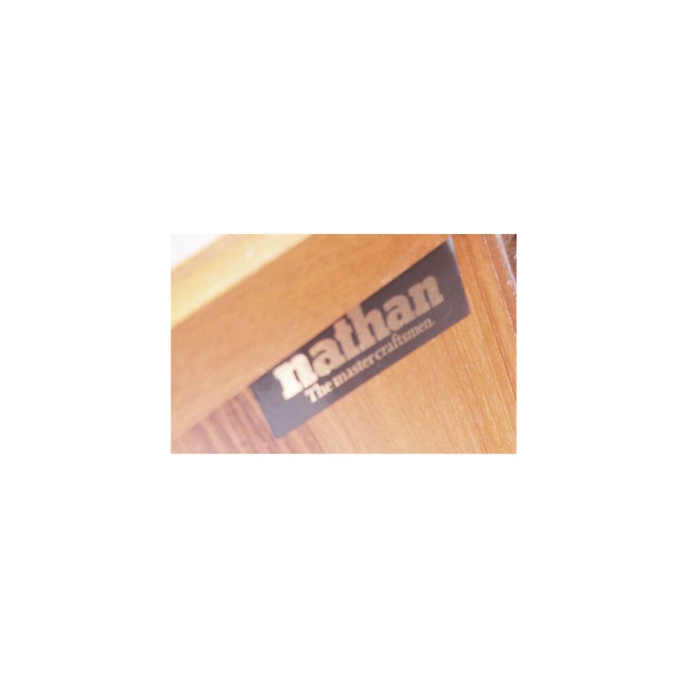 Pair of vintage Nathan Scandinavian bedside tables