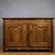 Louis XV buffet in carved solid wood – regional / rustic chic style