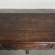 English antique oak sideboard with 3 drawers from the early 18th century