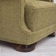 1960s, Danish vintage relax armchair, furniture cotton/wool, beech wood.