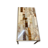 Coffee Table Hollywood Regency Italian Marble