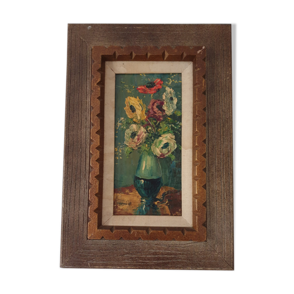 Tableau huile sur toile Nature morte