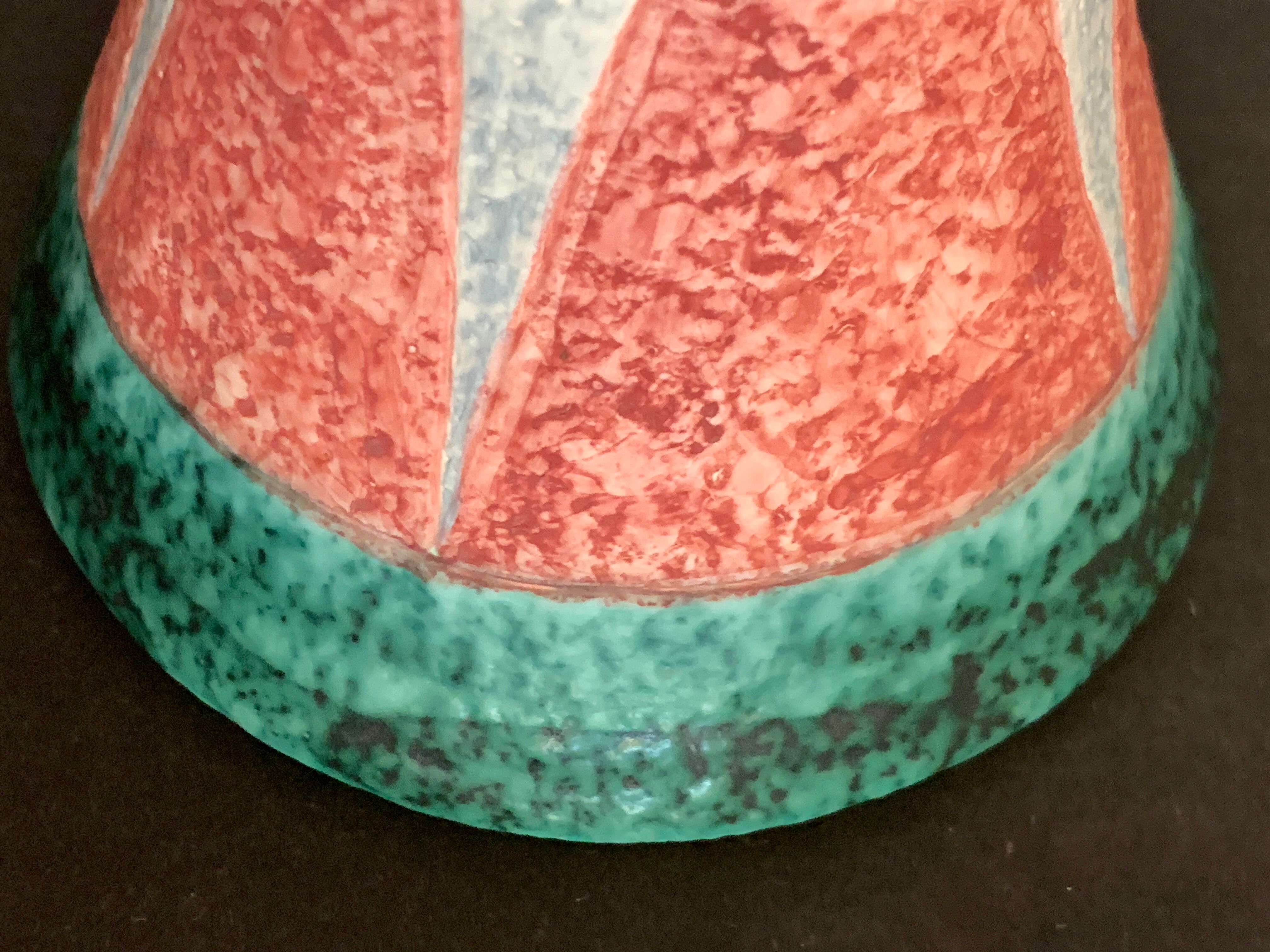 Ceramic cornet vase by Jacques Sagan, Vallauris, 1960