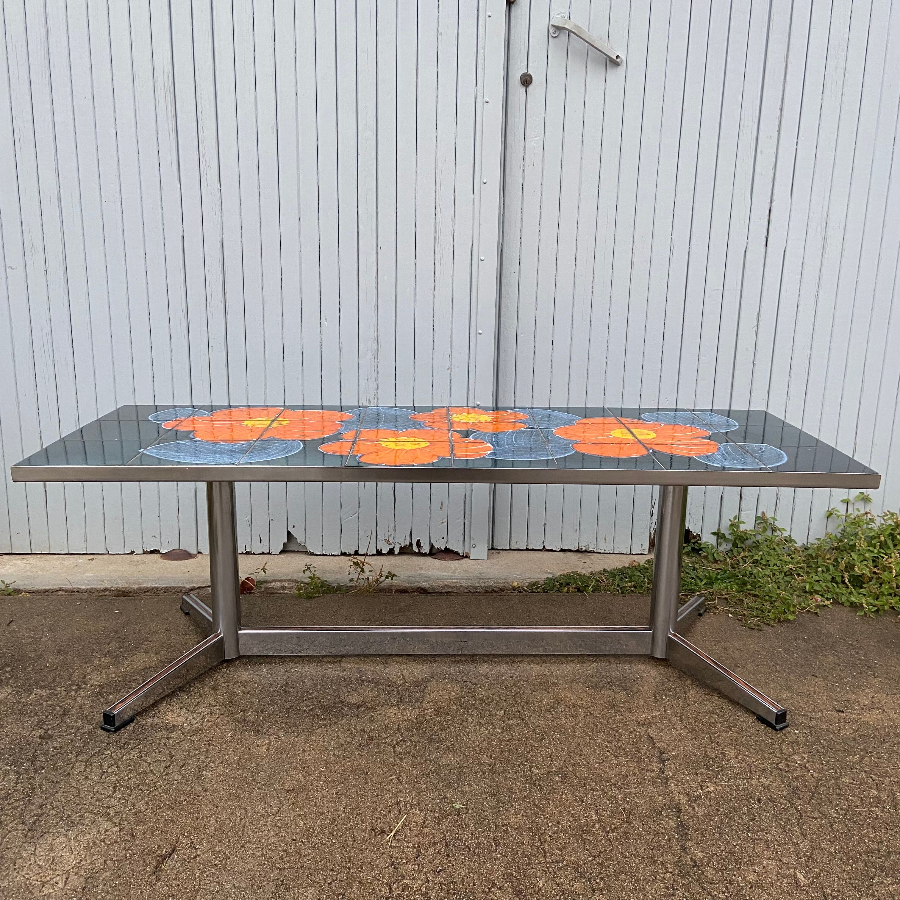 Vintage ceramic coffee table
