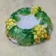 Empty Pocket or Grape Ashtray in slip ceramic