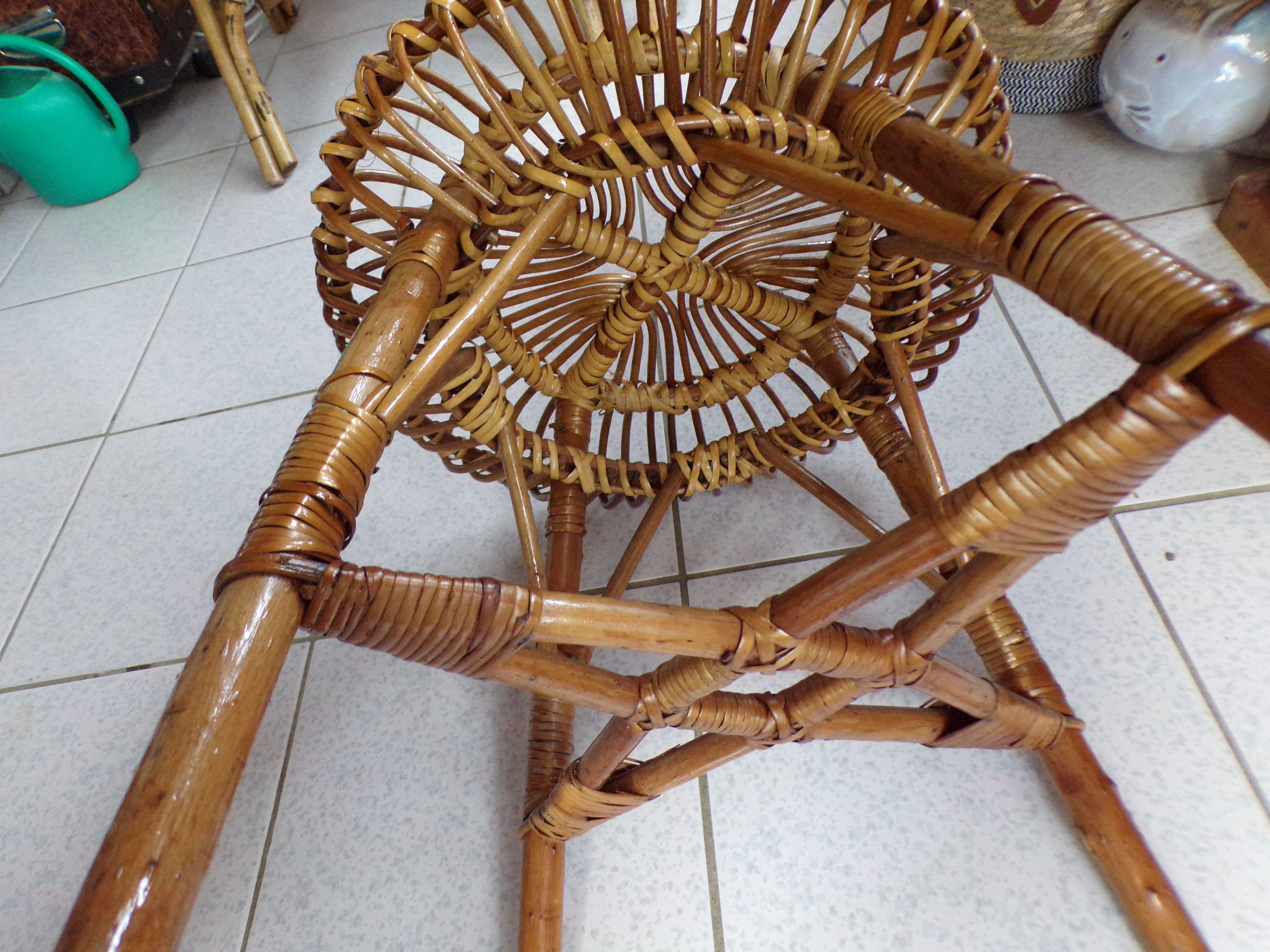 Bamboo stool