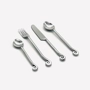 Stainless steel spiral cutlery
