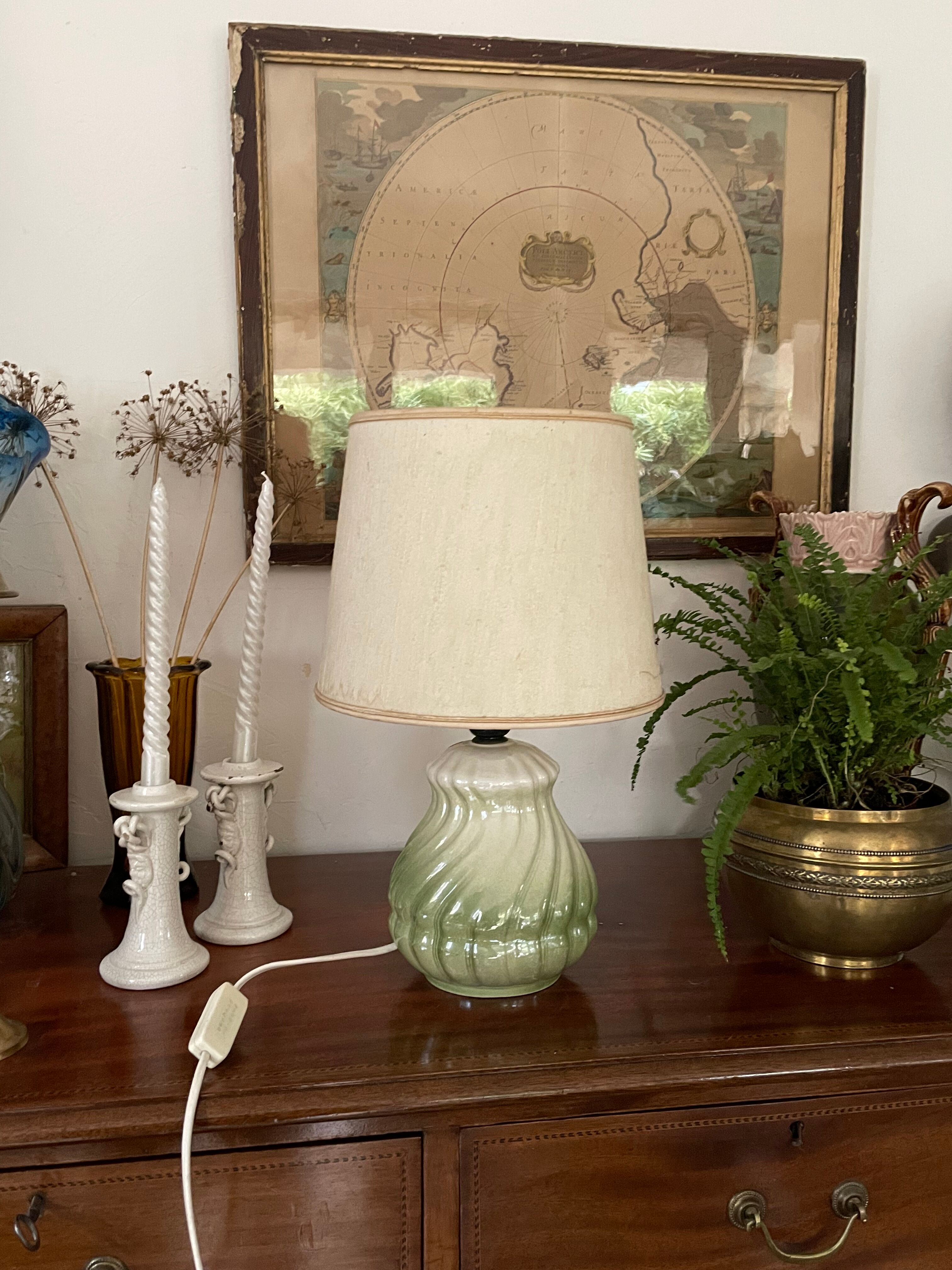 Vintage Italian ceramic lamp