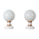 Paire de lampes de table Drukov, années 1970
