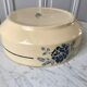 Salad bowl blue flowers saint-amand 30s-40s