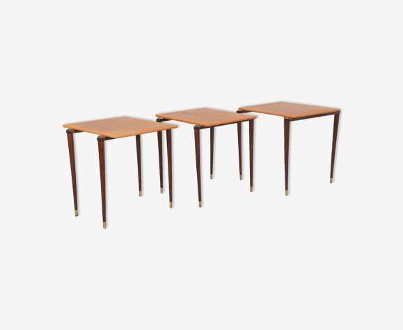 Set of 3 Scandinavian nesting tables