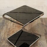 Design harness metal & glass 70s