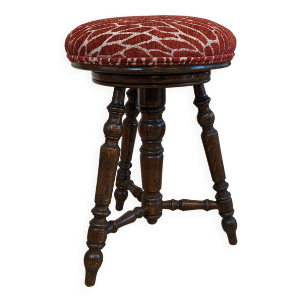 Tabouret de piano Napoléon III