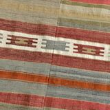 Red & Brown Turkish Kilim Rug 140x243Cm SK 35178