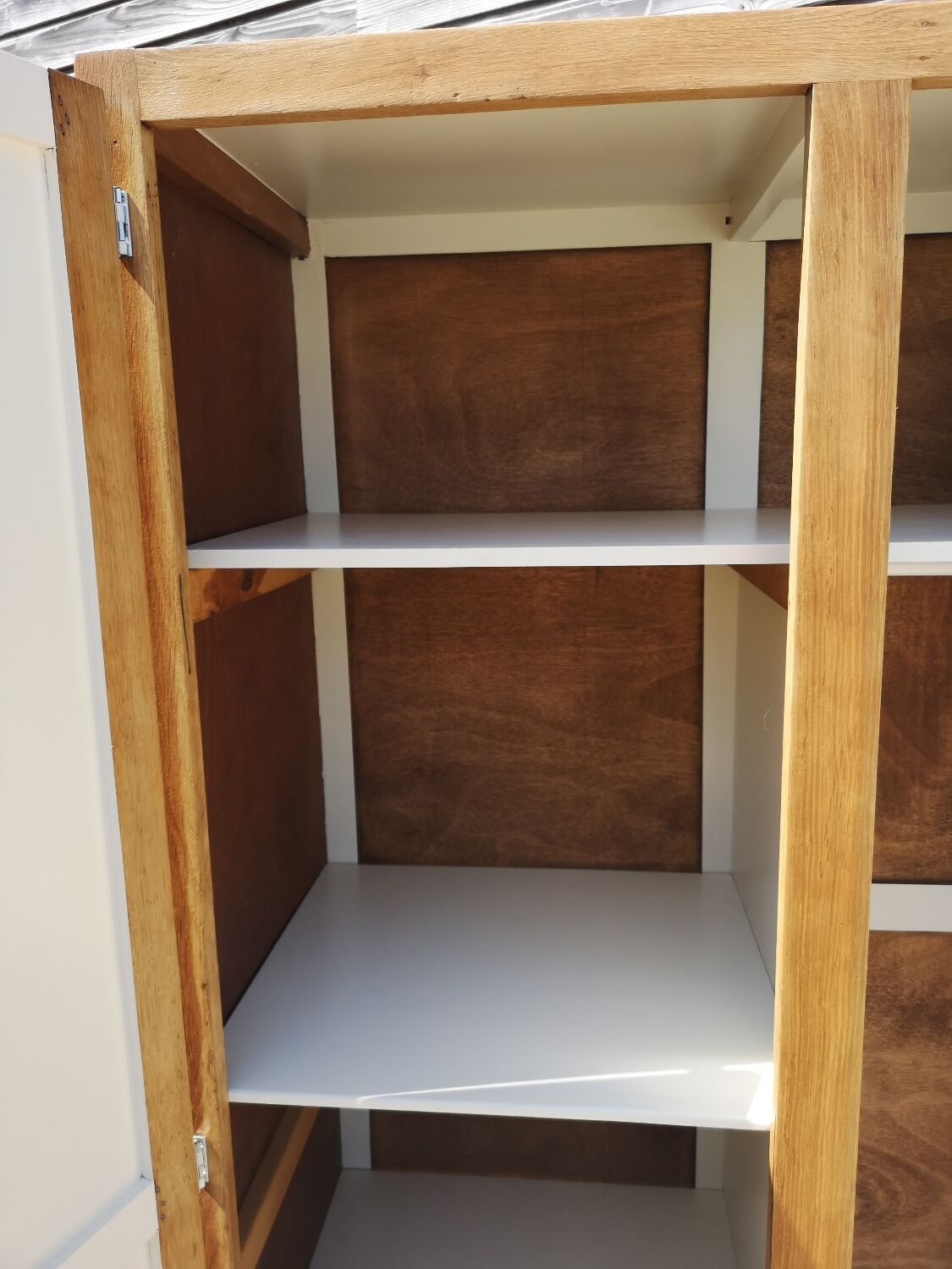 Vintage wardrobe feet compass