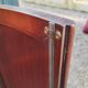 Antique Louis XVI style corner unit with marble top