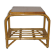 Rattan bedside table from the 1950s