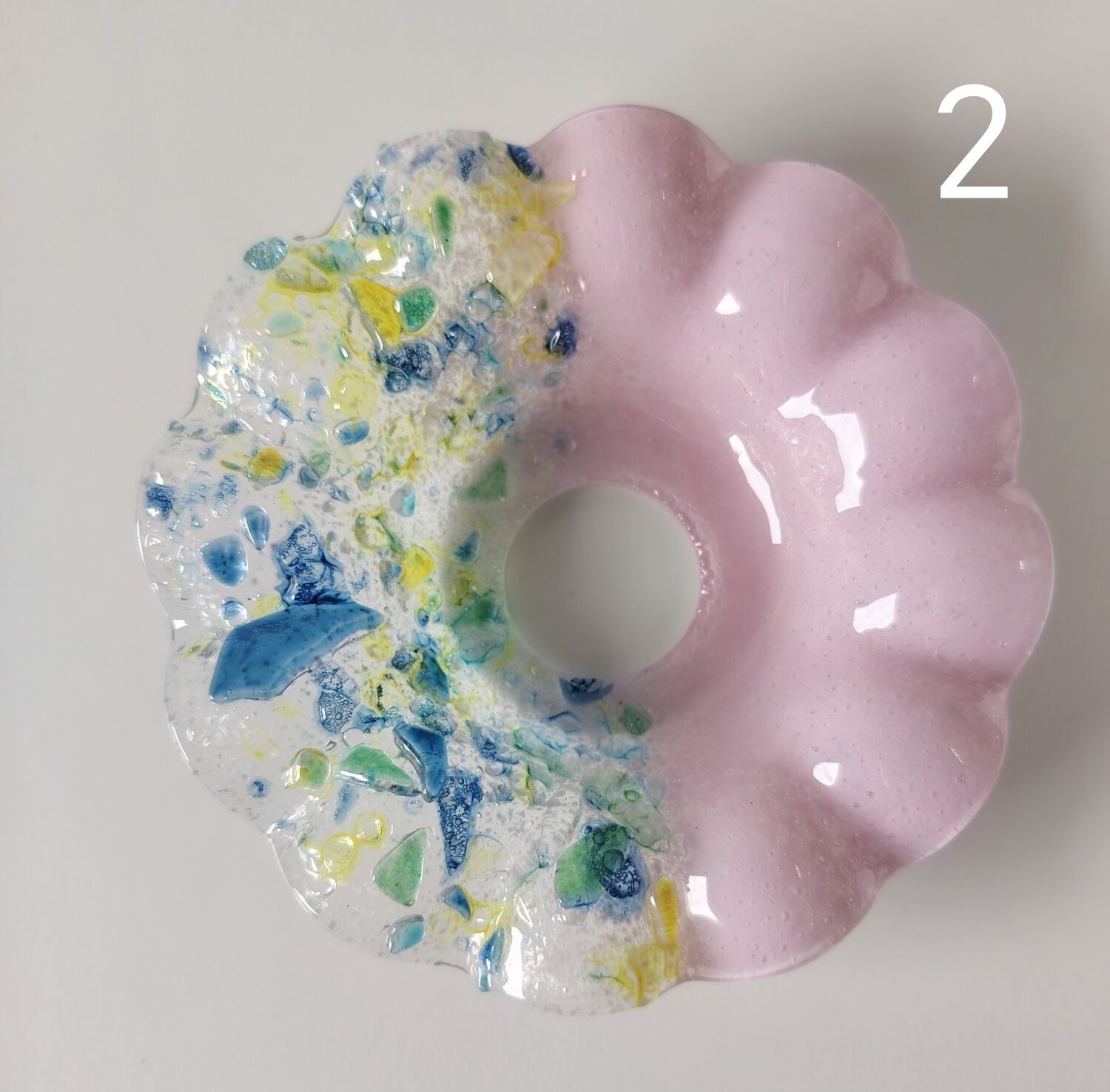 Murano flower wall light