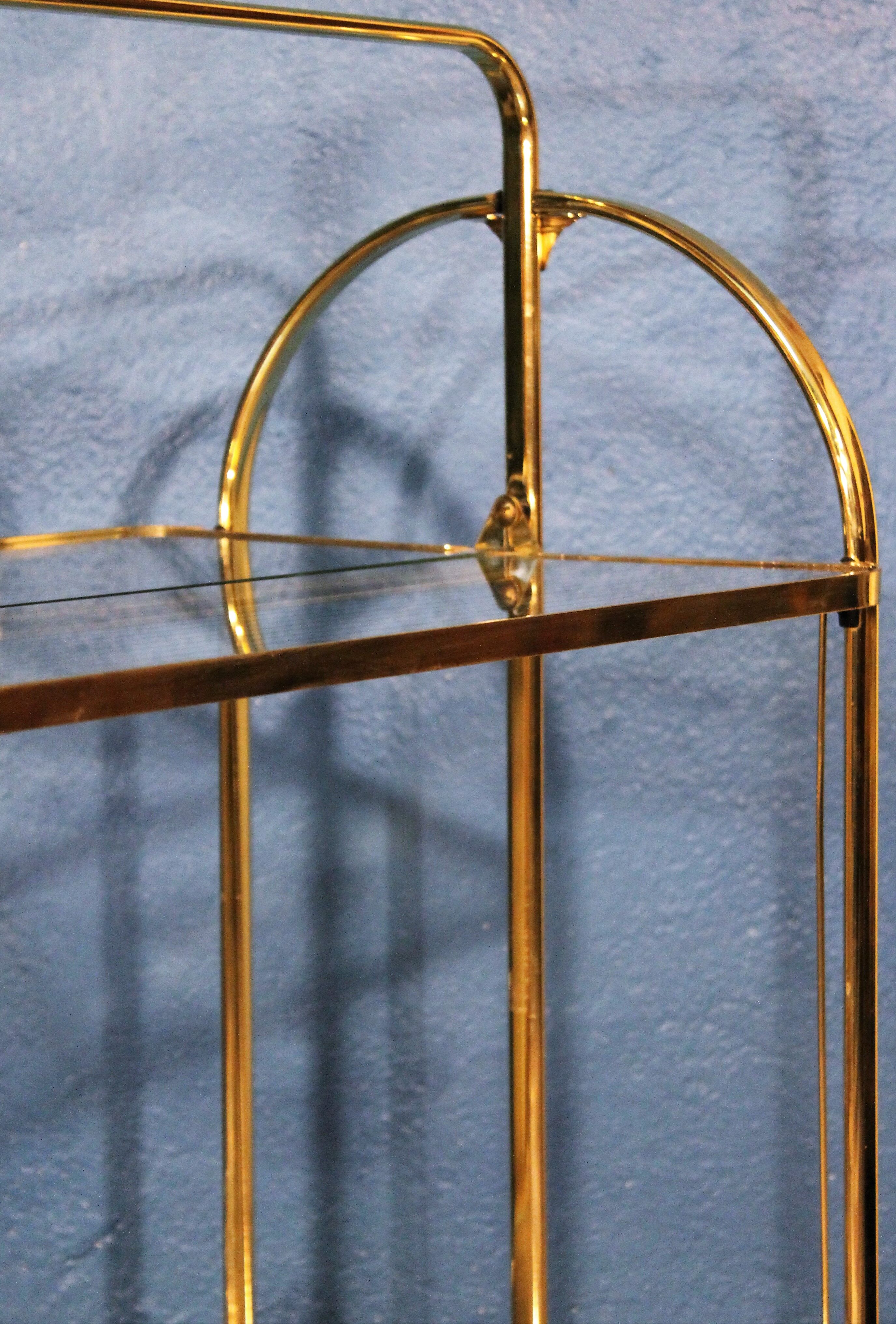 Metal-glass trolley 1970s