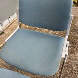 Pair of chairs by G. Piretti for Castelli