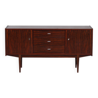 Rosewood sideboard with 3 drawers and 2 cabinets, Denmark, 1960s