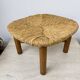 Italian Rush Stool by Lorenzo Forges Davanzati, 1960s