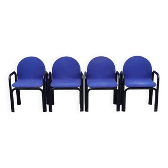 Lot de 4 fauteuils Orsay par Gae Aulenti pour Knoll