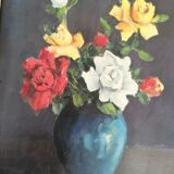 Oil on framed and signed panel 40/50