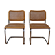 Pair of chairs by Marcel Breuer 70s B32