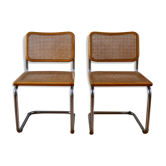 Pair of chairs by Marcel Breuer 70s B32