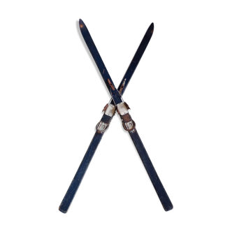Vintage wooden skis L=180cm