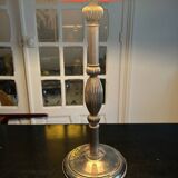 Striated metal lamp