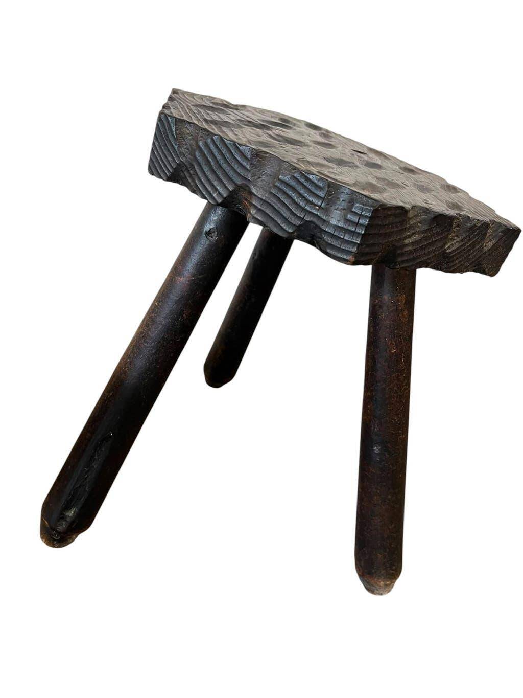 Vintage wooden side table/pedestal for plants
