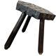Vintage wooden side table/pedestal for plants